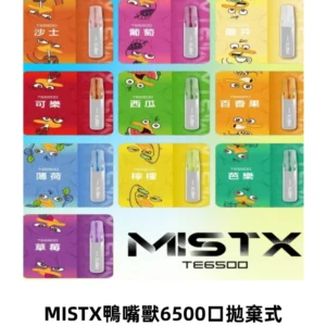 MISTX TE鴨嘴獸6500口一次性抛棄式電子煙
